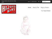 Tablet Screenshot of hazardbaby.com